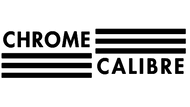 Logo with 'Chrome Calibre' text on a white background
