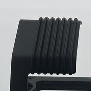 watch Stand holder with rubber rings. Black