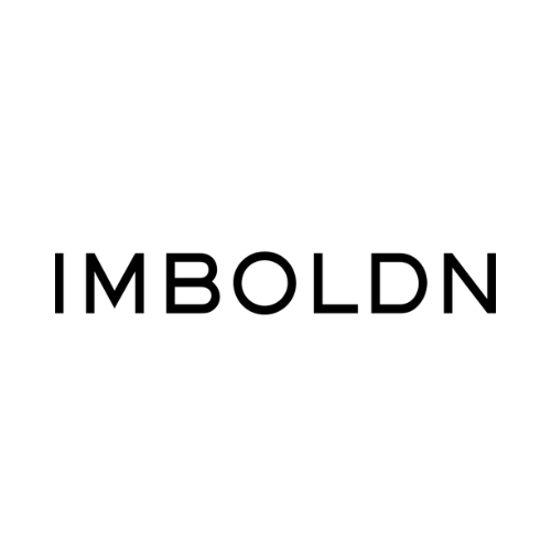 Black 'IMBOLDN' logo on a white background