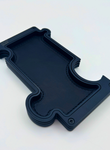 Vanity tray in black on white background