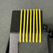 O-Ring n Yellow on a Black metal Watch Stand
